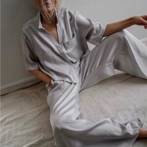 Lunya pajama set cloud grey